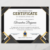 Achievement Appreciate Certificate (Voorkant)
