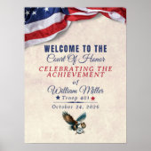 Achievement Ceremony Welcome Poster – Custom Name (Voorkant)