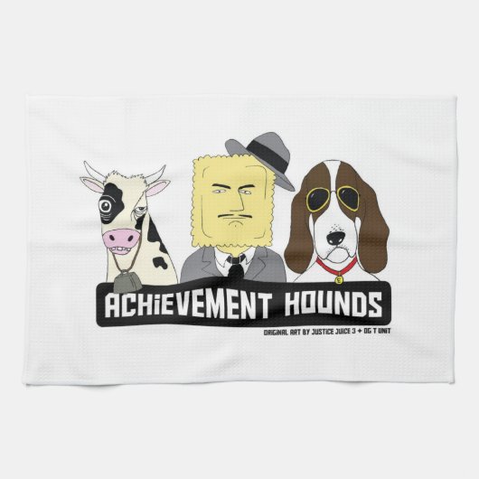Achievement Hounds Kitchen Towel Theedoek (Horizontaal)