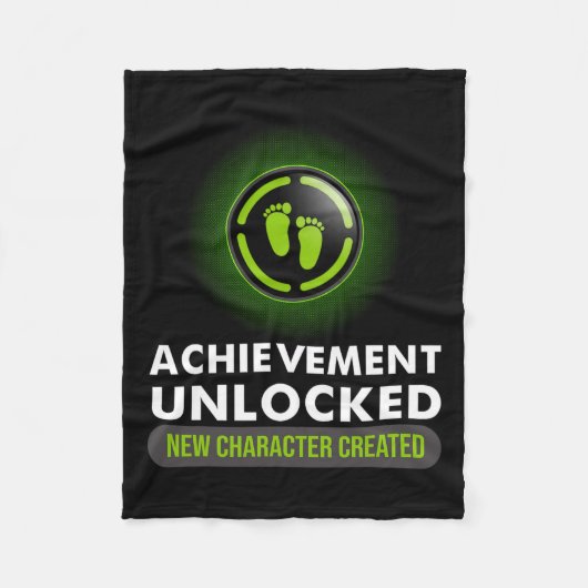Achievement Ontgrendelde Gift Couples Videogame Pr Fleece Deken (Voorkant)