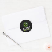 Achievement Ontgrendelde Gift Couples Videogame Pr Ronde Sticker (Envelop)