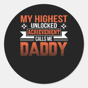 Achievement roept me op tot videogamer pa ronde sticker