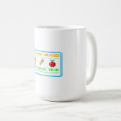 Achievement Unlocked: New School Year | Retro Game Koffiemok (Voorkant rechts)