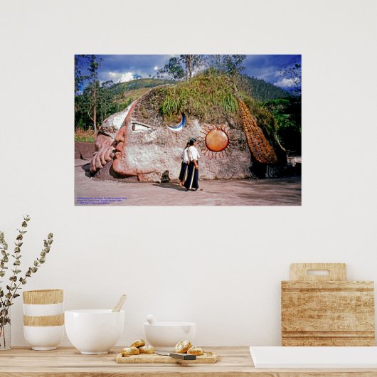 Achili Pachacamac/Poster Poster (Keuken)