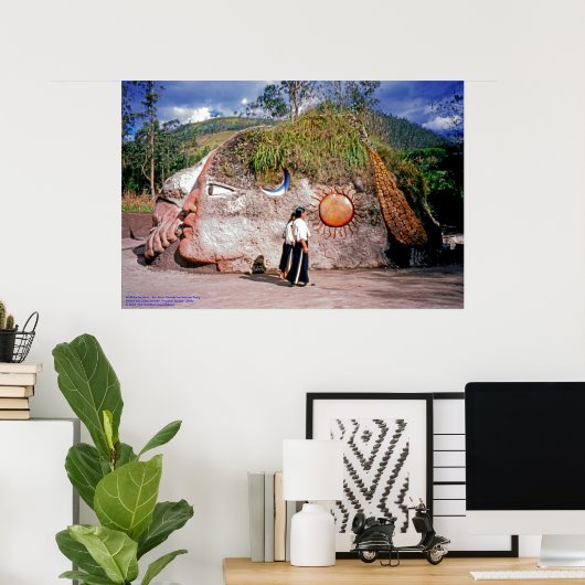 Achili Pachacamac/Poster Poster (Thuiskantoor)