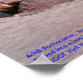 Achili Pachacamac/Poster Poster (Hoek)