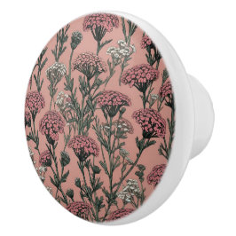 Achillea Desert Eve Deep Roos Keramische Knop
