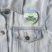 Achilleaanse LGBT Pride Vlag Kikker Ronde Button 5,7 Cm (In situ)