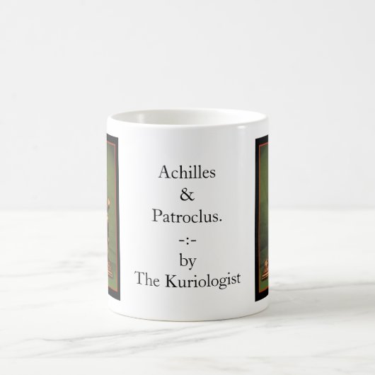 Achilles and Patroclus - door The Kuriologist Koffiemok (Center)