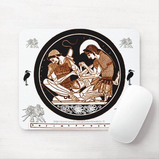 Achilles bandaging Patroclus-muispad Muismat (Met muis)