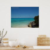 Achilles Bay Beach, Bermuda Poster (Keuken)
