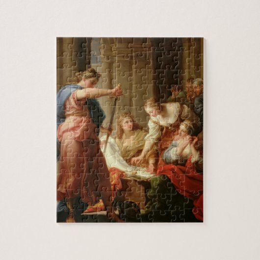 Achilles bij de rechtbank van koning Lycomedes met Legpuzzel (Verticaal)