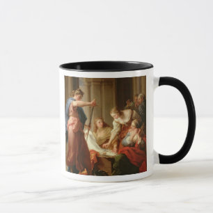Achilles bij de rechtbank van koning Lycomedes met Mok