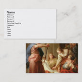 Achilles bij de rechtbank van koning Lycomedes met Visitekaartje (Voorkant / Achterkant)