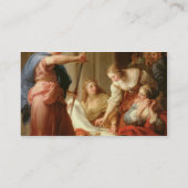 Achilles bij de rechtbank van koning Lycomedes met Visitekaartje (Achterkant)