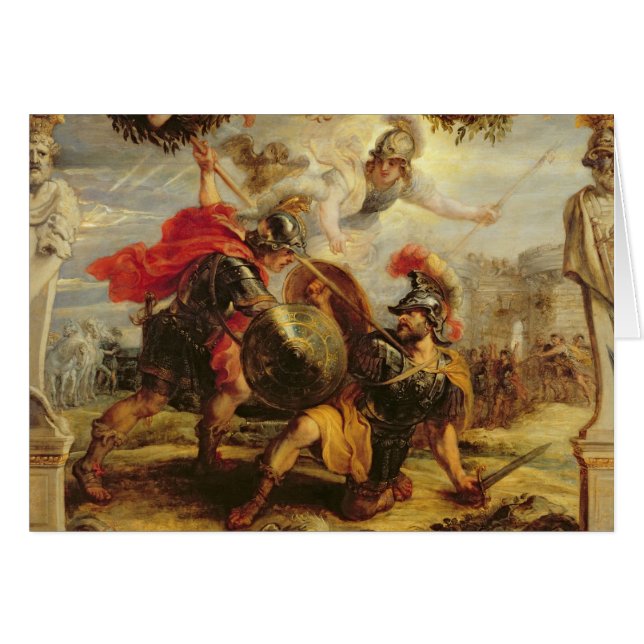 Achilles Defeting Hector, 1630-32 (Voorkant Horizontaal)