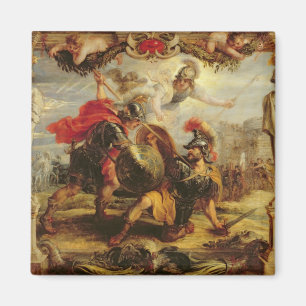 Achilles Defeting Hector, 1630-32 Magneet