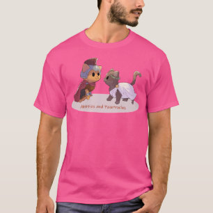 Achilles en Patroculus Cat Pun T-shirt