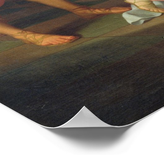 Achilles erkende, 1799 poster (Hoek)