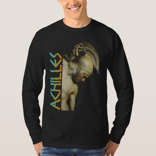 Achilles Greek Warrior T-shirt (Voorkant)