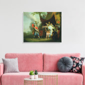 Achilles heeft een geschil met Agamemnon, 1776 Canvas Afdruk (Insitu (Woonkamer))