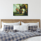 Achilles heeft een geschil met Agamemnon, 1776 Canvas Afdruk (Insitu (Slaapkamer))