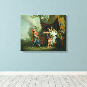 Achilles heeft een geschil met Agamemnon, 1776 Canvas Afdruk (Insitu (Houten vloer))