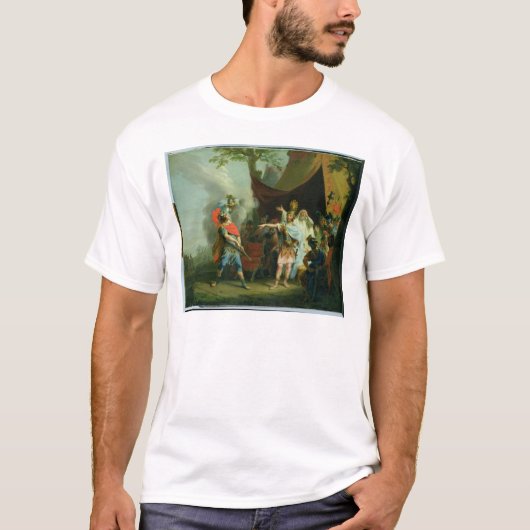 Achilles heeft een geschil met Agamemnon, 1776 T-shirt (Voorkant)
