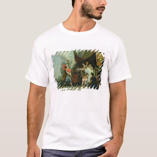 Achilles heeft een geschil met Agamemnon, 1776 T-shirt (Voorkant)