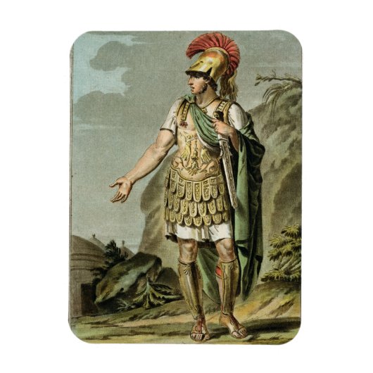 Achilles in Armor, kostuum voor 'Iphigenia in Auli Magneet (Verticaal)