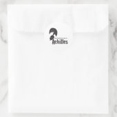 Achilles Ronde Sticker (Tas)
