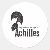 Achilles Ronde Sticker (Voorkant)