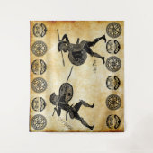 Achilles vs Hector Wandkleed (Voorkant)