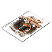 Achin Botten | Retro motorfiets Biker Notitieboek (Linkerzijde)