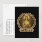 Achlys Schaduw Werk Godin Postkaart (Voorkant / Achterkant)