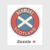 Achmore, Schotland Sticker (Vel)