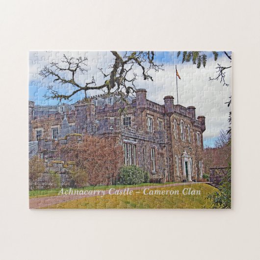 Achnacarry Castle - Cameron Clan Legpuzzel (Horizontaal)