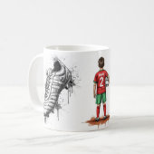 Achraf Hakimi Morocco National Team Mug, Football Koffiemok (Voorkant links)