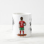 Achraf Hakimi Morocco National Team Mug, Football Koffiemok (Center)