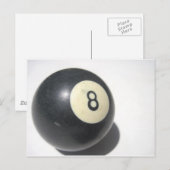 Acht baall briefkaart (Voorkant / Achterkant)