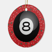 Acht baall keramisch ornament (Links)