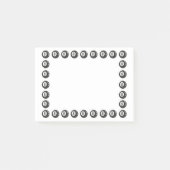 Acht baall post-it® notes (Voorkant)