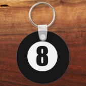 Acht baall sleutelhanger (Voorkant)