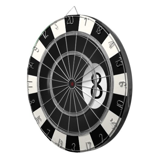 Acht bal biljart verordening dart boards dartbord (Voorkant Rechts)