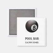 Acht balkbalken wit magneet (Voorkant / Achterkant)