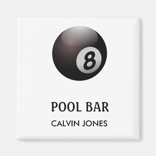 Acht balkbalken wit magneet (Voorkant)