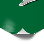 Acht balken genoemd poolhaai poster (Hoek)