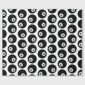 Acht-Ball Billiards Pool Patroon CUSTOOR Cadeaupapier (Vlak)