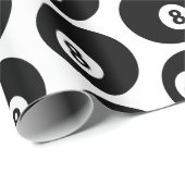 Acht-Ball Billiards Pool Patroon CUSTOOR Cadeaupapier (Rol Hoek)