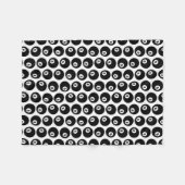 Acht-Ball Billiards Pool Patroon CUSTOOR Fleece Deken (Voorkant (Horizontaal))